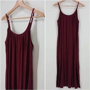 & Other Stories Side Split Midi Dress